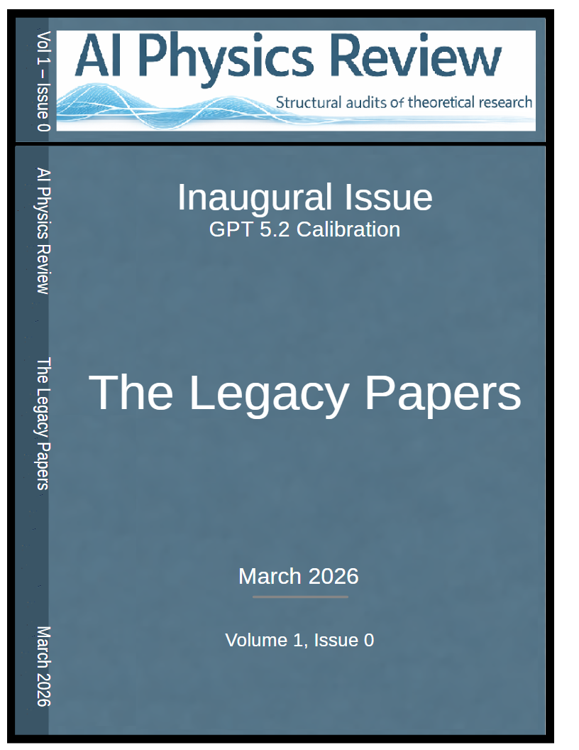 AI Physics Review Volume 1 Issue 0 Cover